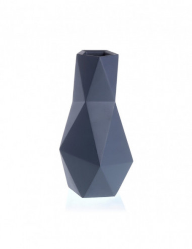 Wazon Low-Poly Midnight Gray Poli