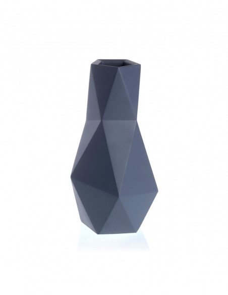 Wazon Low-Poly Midnight Gray Poli