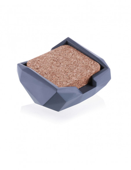 Pojemnik na podkładki Low-Poly Midnight Gray Poli