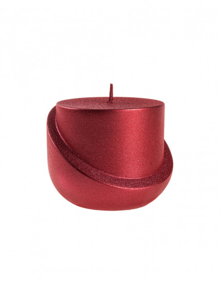 Świeca Cut My Top Red Metallic