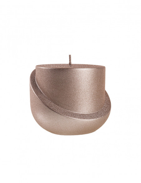 Świeca Cut My Top Rose Gold