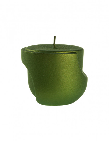 Świeca Cut My Side Dark Green