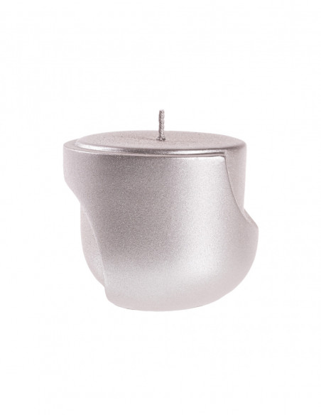 Świeca Cut My Side Silver