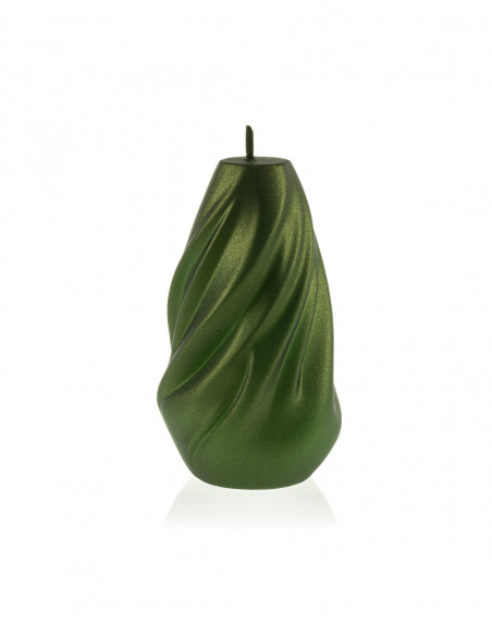 Świeca Soft Twist Dark Green Medium