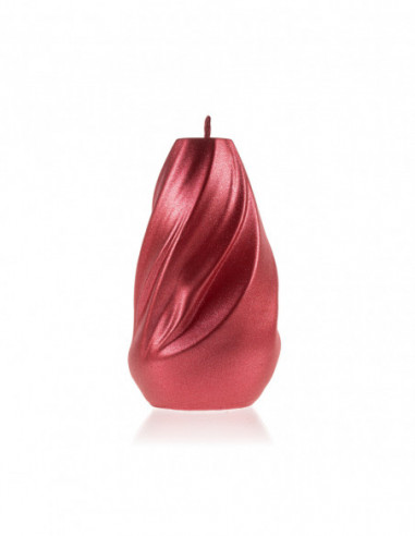 Świeca Soft Twist Red Metallic Medium
