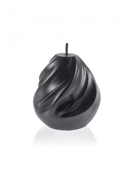 Świeca Soft Twist Black Metallic Small