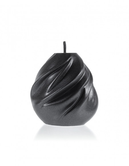 Świeca Soft Twist Black Metallic Small