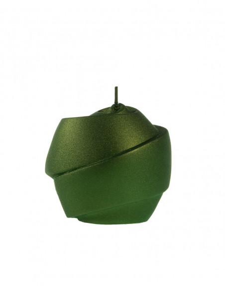 Świeca Ribbon Globe Dark Green