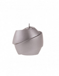 Świeca Ribbon Globe Gray