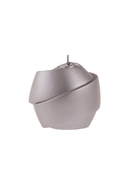 Świeca Ribbon Globe Gray