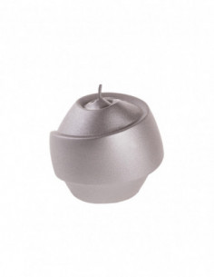 Świeca Ribbon Globe Gray 2