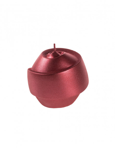 Świeca Ribbon Globe Red Metallic