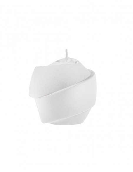 Świeca Ribbon Globe White