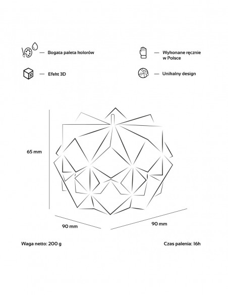 Świeca Spikes Classic Gold