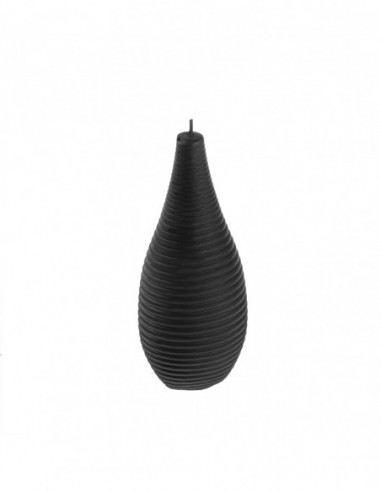 Świeca Spiral Lines Black Matt