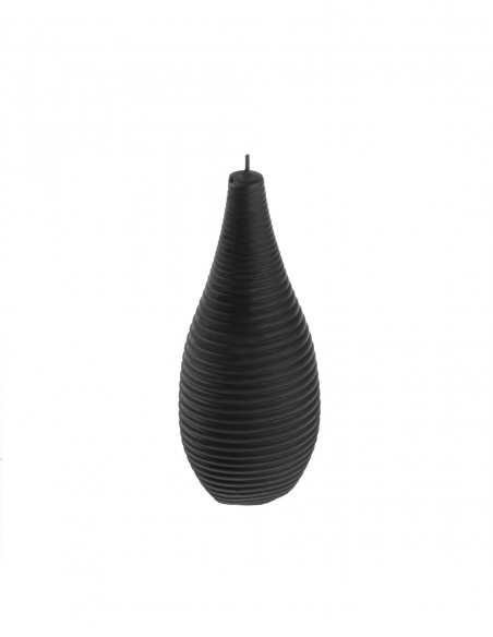 Świeca Spiral Lines Black Matt