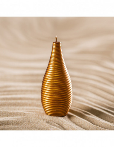 Świeca Spiral Lines Brass