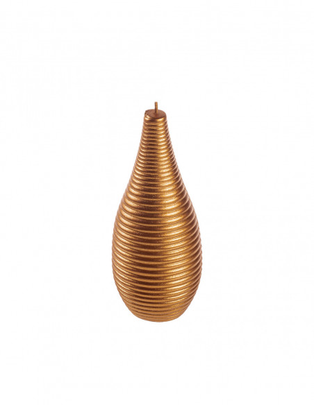 Świeca Spiral Lines Gold