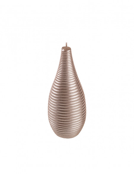 Świeca Spiral Lines Rose Gold