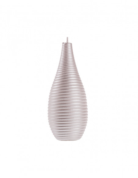 Świeca Spiral Lines Silver