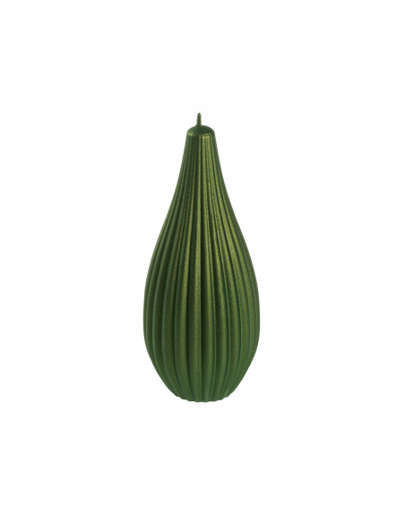 Świeca Static Lines Dark Green