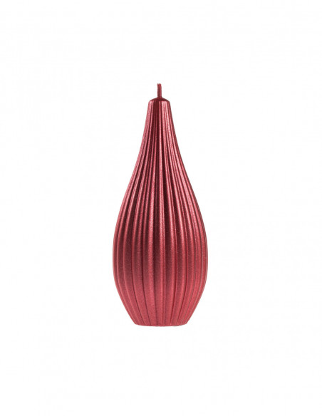Świeca Static Lines Red Metallic