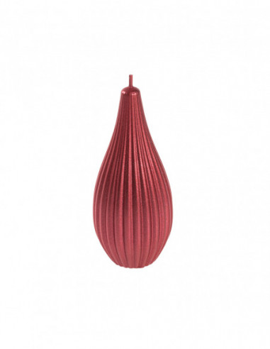 Świeca Static Lines Red Metallic