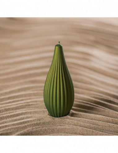 Świeca Static Lines Red Metallic