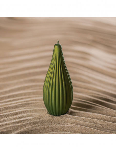 Świeca Static Lines Red Metallic