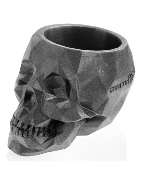 Donica Skull Low-Poly Steel Poli 24 cm