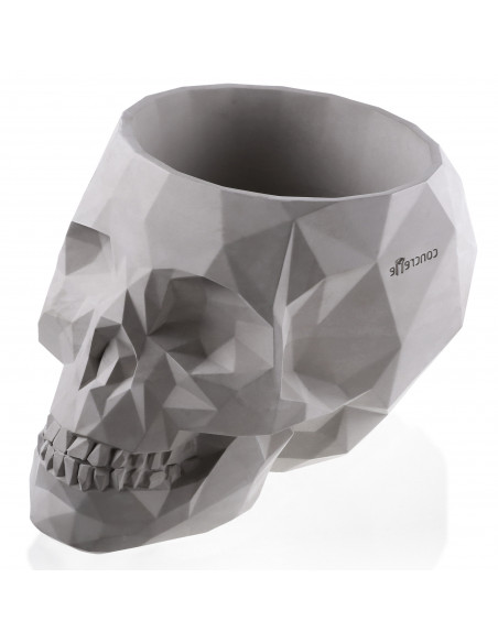 Donica Skull Low-Poly Unpainted  11 cm