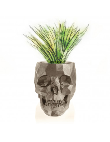 Donica Skull Low-Poly Brass Poli  11 cm