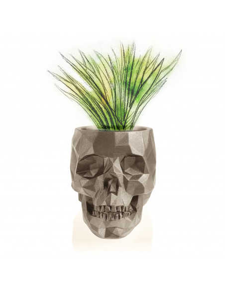 Donica Skull Low-Poly Brass Poli  11 cm
