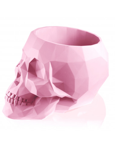 Donica Skull Low-Poly Candy Pink Poli...