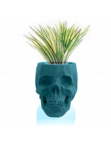 Donica Skull Low-Poly Dark Turquoise...