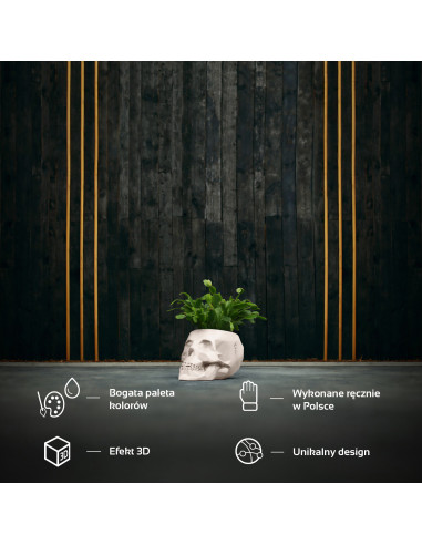 Donica Skull Low-Poly Light Beige...