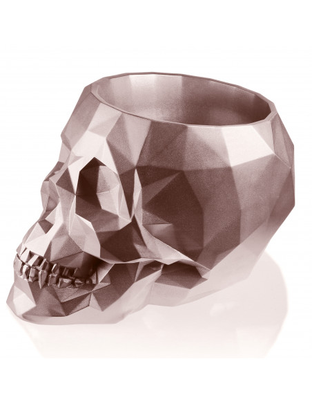 Donica Skull Low-Poly Rose Gold Poli  11 cm