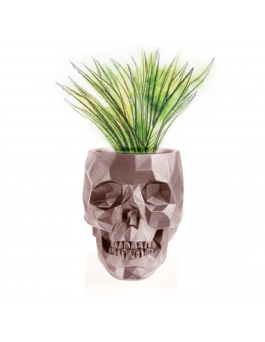 Donica Skull Low-Poly Rose Gold Poli...