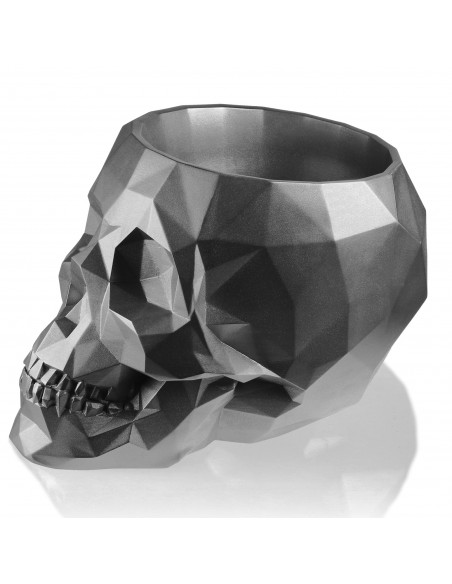 Donica Skull Low-Poly Steel Poli  11 cm