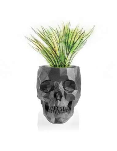Donica Skull Low-Poly Steel Poli  11 cm