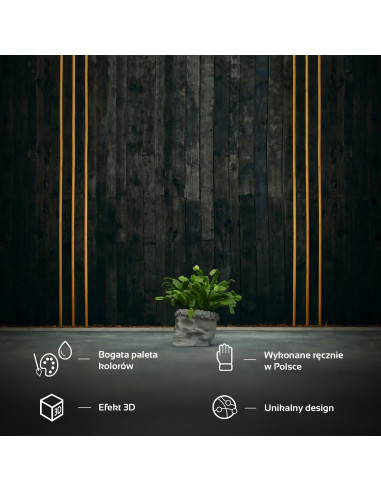 Donica Skull Flowers Unpainted  9 cm