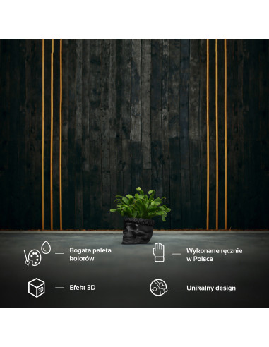 Donica Skull Flowers Black Matt Poli...