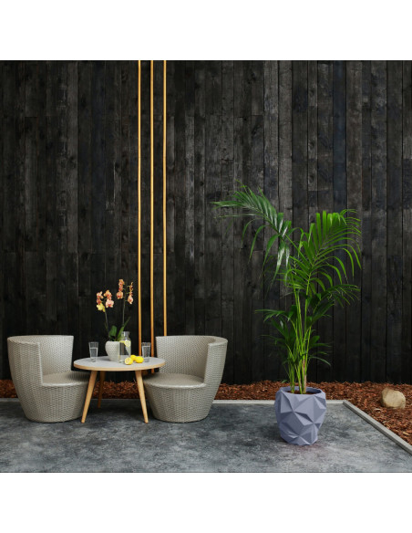 Donica Geometric Midnight Gray Poli 24 cm