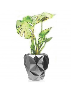 Donica Geometric Steel Poli...