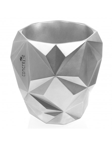 Donica Geometric Silver Poli 24 cm