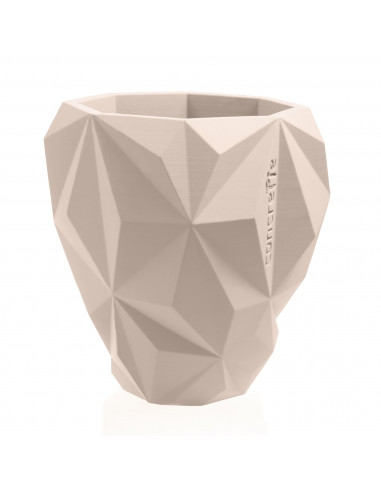 Donica Geometric Light Beige Poli 24 cm