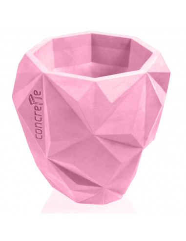 Donica Geometric Candy Pink Poli 24 cm