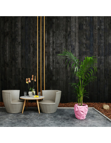 Donica Geometric Candy Pink Poli 24 cm