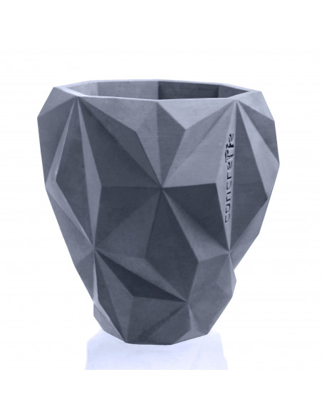 Donica Geometric Midnight Gray Poli 19 cm