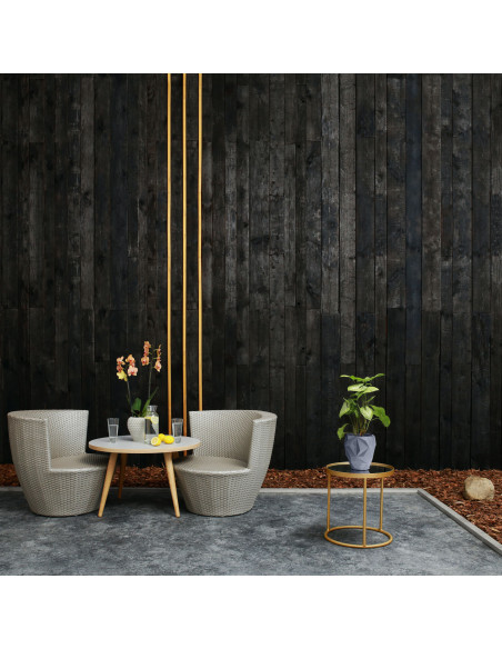 Donica Geometric Midnight Gray Poli 19 cm